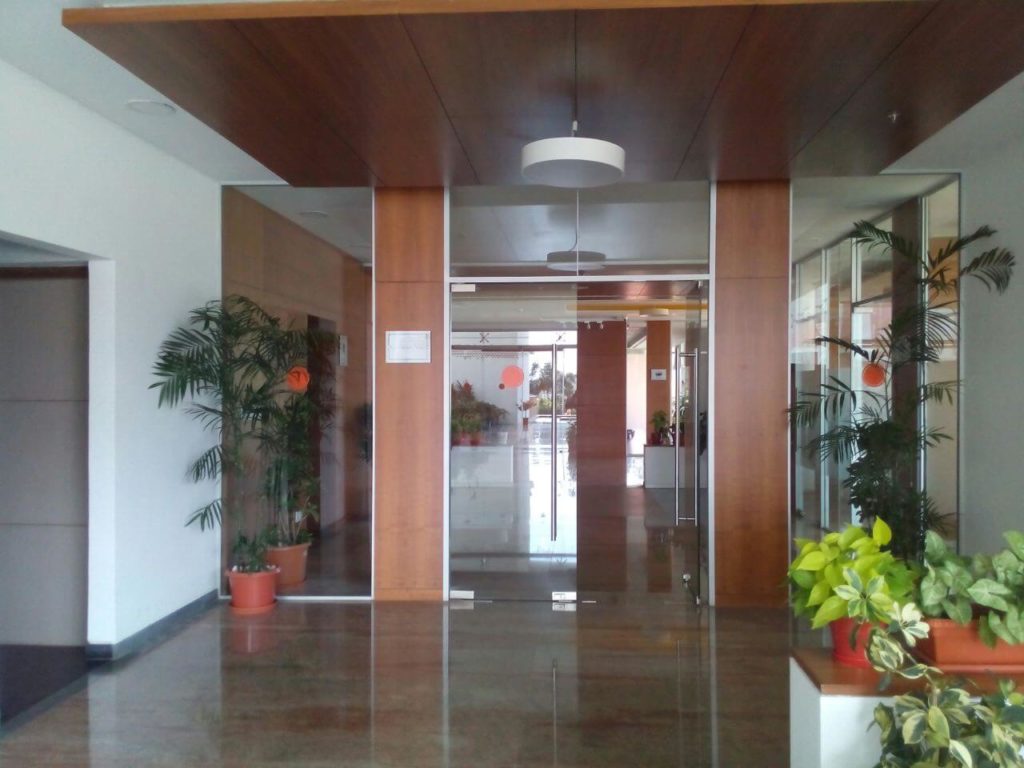 Main Entrance Lobby for Triveni Turbines Ltd., Sompura, Dabaspet Nelamangala.